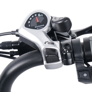 Bicicleta Eléctrica Urbana V20 <span class=keywords><strong>PRO</strong></span> de 20 Pulgadas, 7 Velocidades, Frenos de Disco Hidráulicos, Batería de 15 Ah, Dos Asientos, Cuadro de Acero, Motor en el Buje Trasero - Product Image 5
