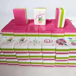 Set Mahjong Americano Personalizzato a 4 Strati in Acrilico, Disponibile negli Stati Uniti |   160 Tessere di Mahjong di Lusso Ecologiche, Spedizione Veloce Gratuita - Product Image 1