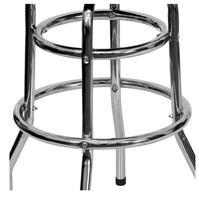 Tabouret de bar pivotant à 360° de luxe moderne, structure en métal chromé, réglable, qualité commerciale, chaise d'îlot de cuisine, tabouret personnalisable avec logo