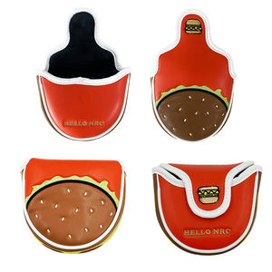 Cubierta de Putter de Golf con cierre magnético, patrón de patatas fritas de Hamburgo, cuero PU, cubierta duradera para palos de Golf, Protector de cubierta de Putter de hoja - Product Image 5