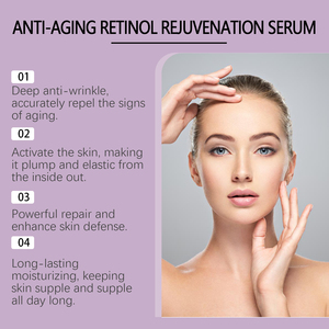 Wrinkles Reduce Firming Anti Aging Brightening <b>Face</b> Skin Glow Hydrating 30ml Facial Retinol <b>Serum</b> - Product Image 4