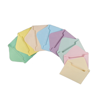 Petites enveloppes carrées en papier multicolores personnalisées pour le stockage des cartes Impression de logo personnalisé et marquage à chaud pour cartes de vœux