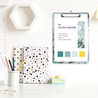 Porte-documents transparent A4 personnalisable, créatif, nouveau, avec logo personnalisé, impression sérigraphique en couleur, bloc-notes en plastique
