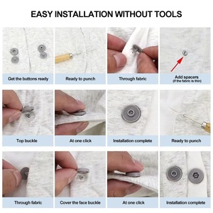 Tay Báo Chí T5 nút <span class=keywords><strong>Fastener</strong></span> Snaps ABS nhựa mô hình cho Diy thủ công MaY công cụ miễn phí cho hạt trang trí quần áo phụ kiện - Product Image 6