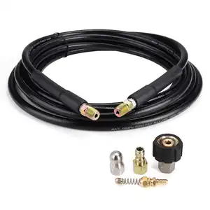 5-30m High Pressure Water Cleaning Hose Car Washer Pipe Line Cleaning Kit Sewage Jet Hose Pipe Cleaner