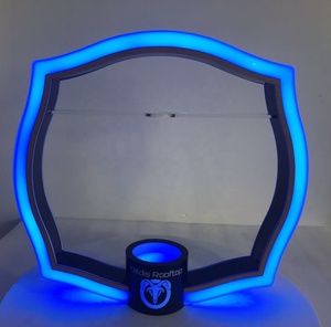 Personalizado colorido iluminado <span class=keywords><strong>Luc</strong></span> Belaire vino marca acrílico LED neón señal LED botella presentador para Night Bard - Product Image 3