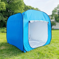 Tente d'urgence à ouverture rapide pour secours en cas de catastrophe, ignifuge, imperméable, protection UV, légère, avec cloison