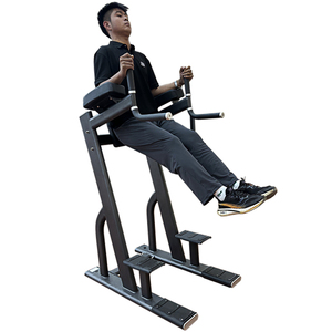 상업용 스틸 바디 체육관 장비 근력 훈련 수직 무릎 업/딥 - Product Image 5