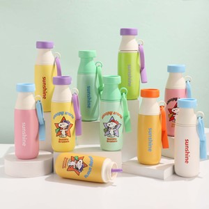 Nouvelle Bouteille Isotherme en Acier Inoxydable Haut de Gamme, Tasse Portable au Design Mignon, Ouverture à un Clic, Double Usage Extérieur - Product Image 2