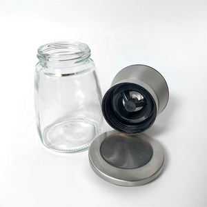 Moulin à poivre <span class=keywords><strong>manuel</strong></span> rechargeable, distributeur d'épices de <span class=keywords><strong>cuisine</strong></span> avec couvercle en acier inoxydable pour assaisonnement de <span class=keywords><strong>cuisine</strong></span> et barbecue - Product Image 3