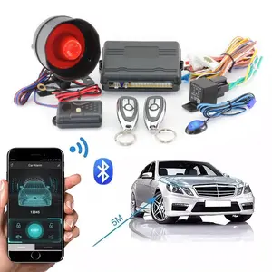 Einweg 12V Auto Alarmsystem Produkt Vibration Sensing Auto Alarm Steuerung durch Smartphone APP High-Tech-Auto Alarm