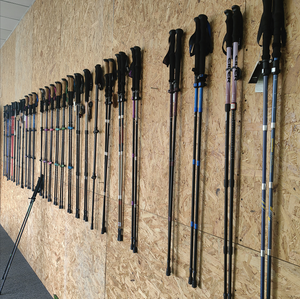 Biểu tượng tùy chỉnh trekking cực ráp đi bộ đường dài cực Trọng lượng nhẹ nhôm có thể gập lại đi bộ đường dài thanh - Product Image 6