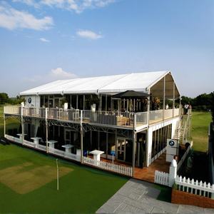 Tente double extérieure pour fête de mariage Grand chapiteau d'exposition en tissu PVC personnalisé pour <span class=keywords><strong>occasion</strong></span> en aluminium Tente de stockage en entrepôt pour événements - Product Image 2