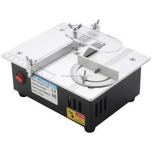 Sierra de Mesa Mini de Escritorio 110v/220v, Máquina de Corte Pequeña de 2 Pulgadas para Bricolaje, Puede Cortar Madera, Aleación de Aluminio, Kit de Sierra de Mesa Mini - Product Image 2