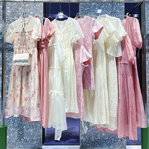 Vestidos de Verano de <span class=keywords><strong>Segunda</strong></span> Mano para Mujer Dezo A02, Colores y Tallas Variadas, Personalizables, Pedido Mínimo, Tiempo de Entrega de Muestra de 7 Días - Product Image 1