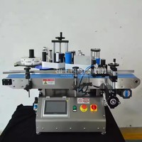 Machine d'étiquetage portable de bureau pour bouteilles d'eau, de vin, de cosmétiques, de pots, de canettes et de bouteilles rondes, machine à coller des étiquettes adhésives