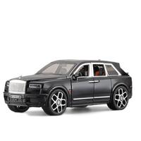 PANDAS 1:20 Diecast Alloy Car Model Wholesale Pull-Back Light & Sound Rolls Royce Cullinan Vehículo de metal con material plástico