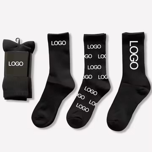 Chaussettes pour femmes, chaussettes amusantes coréennes, chaussettes longues noires, chaussettes cool pour le skateboard, chaussettes pour femmes de haute qualité, vente en gros - Product Image 2