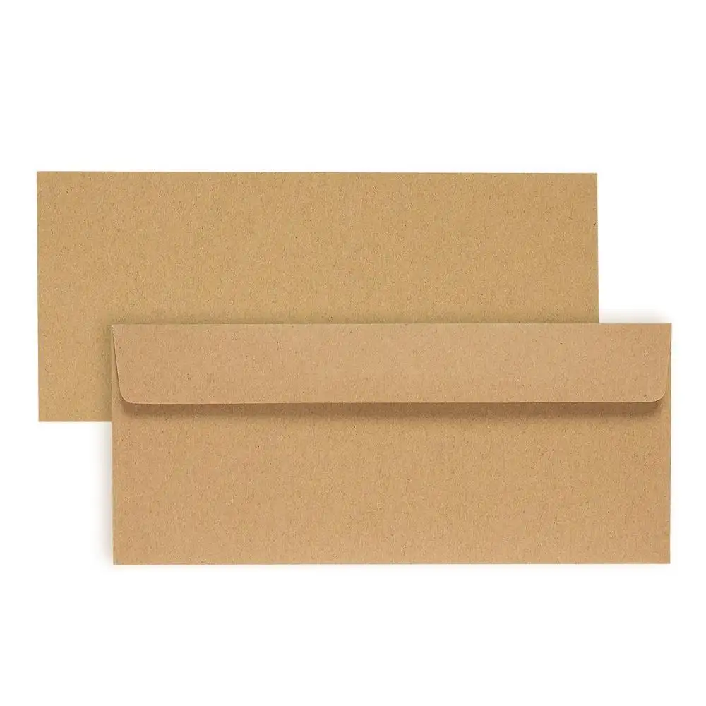 Коричневые конверты из крафт-бумаги для офисной почты