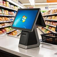 Terminal Punto de Venta DigenCe DC-1502H con Pantalla Táctil LED TFT de 15 Pulgadas, Sistema Todo en Uno, Sistema Operativo Windows/Linux, Memoria DDR3 de 8GB para Supermercados