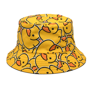 Chapeau Bob Unisexe en Polyester à Imprimé Animal Jaune pour la Pêche, le Ski et les Activités de Plein Air Toutes Saisons - Product Image 1