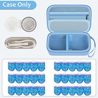 Sac de rangement pour outils de voyage, fermeture éclair, grande capacité, coque rigide en EVA, PU, OEM/ODM, logo personnalisé, étui de transport