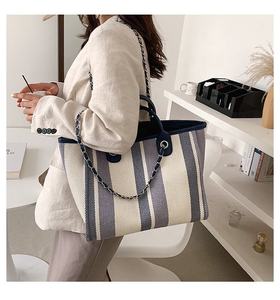 Bolsa de lona de alta calidad y a la moda con asa, bolso de diseñador para mujer, bolso de lujo. - Product Image 4