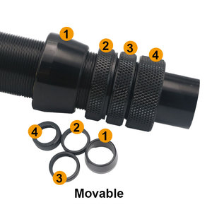 NOUVEAU OEM Big Game 2 #   <span class=keywords><strong>Canne</strong></span> à pêche en aluminium à 4 angles, droite ou coudée, pour <span class=keywords><strong>la</strong></span> pêche à <span class=keywords><strong>la</strong></span> traîne, avec réglage des angles du poignée - Product Image 5