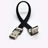 Ugreen — câble USB 3.1 Type c FPV, ruban mince et plat de Type A à Type C, angle droit à 90 degrés