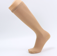 Logo personnalisé tricoté hommes femmes course infirmière randonnée athlétique cyclisme 15-25 Mmhg chaussettes de compression graduée