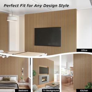 Paneles Acústicos de Madera Modernos FEYT, Paneles Absorbentes de Sonido, Tablero PET y Chapa de Madera, Paneles Acústicos de MDF para Cine - Product Image 5