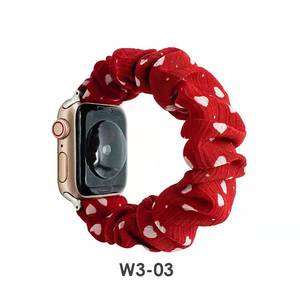 <span class=keywords><strong>Bracelet</strong></span> Scrunchie pour <span class=keywords><strong>Apple</strong></span> <span class=keywords><strong>Watch</strong></span> 49/45/41/40/44mm Iwatch 42/38mm <span class=keywords><strong>Bracelet</strong></span> extensible pour femme et fille Série 5 4 3 2 7 Se 8 ultra - Product Image 6