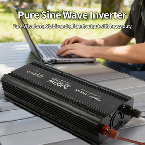 <span class=keywords><strong>Convertisseur</strong></span> d'énergie <span class=keywords><strong>12V</strong></span> 24V CC vers CA <span class=keywords><strong>220V</strong></span> Onduleur à onde sinusoïdale pure 3000W pour voiture VR Camion Système solaire Hors réseau Énergie domestique - Product Image 3