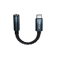 Adaptateur DAC AMP USB TRN TE+ Type-C mâle vers 3,5 mm femelle, câble audio 8 cœurs plaqué argent, 32 bits/384 kHz, amplificateur pour écouteurs