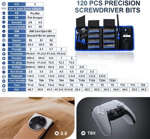 ชุดเครื่องมือซ่อมคอมพิวเตอร์มืออาชีพ <span class=keywords><strong>142</strong></span> in 1, ชุดไขควงความแม่นยำสูงพร้อมชุดเครื่องมือ 120 หัว สำหรับ iPhone, MacBook, คอมพิวเตอร์ - Product Image 3