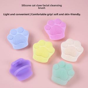 Nuevo cepillo de silicona para lavar la cara con forma de garra de gato, cepillo de pelo suave para limpieza facial profunda, masaje de poros, cepillo de silicona portátil para lavar la cara - Product Image 4