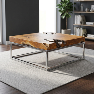 Industrial Vintage Adjustable <b>Iron</b> Metal Coffee <b>Table</b> for Home Hotel Villa or Hall Antique Living Room Furniture - Product Image 3