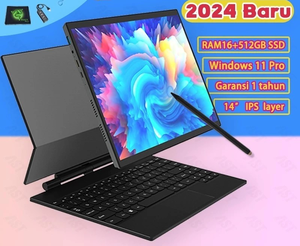 Miglior Nuovo <span class=keywords><strong>Laptop</strong></span> 2-in-1 da <span class=keywords><strong>14</strong></span> <span class=keywords><strong>Pollici</strong></span> con Schermo Touch IPS, 32GB RAM, 2TB SSD, Corpo in Metallo, Tastiera Magnetica, per Studenti e Professionisti, Processore Intel Quad Core - Product Image 2