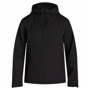 Chaquetas de esquí Softshell para hombre con logotipo personalizado chándales cortavientos poliéster transpirable de talla grande abrigo informal impermeable para la nieve - Product Image 1