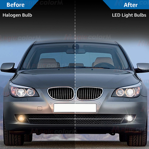 Feux antibrouillard LED pour BMW E46 E60 E61 2003 2004 2005 2006 2007 2008, feux antibrouillard pour pare-chocs <span class=keywords><strong>avant</strong></span> - Product Image 3