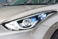 Ensemble de phares avant à LED, plug and play, avec projecteur DRL à balayage pour Hyundai Elantra 2012-2016, accessoires automobiles