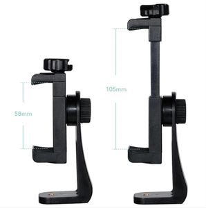 <span class=keywords><strong>Adaptateur</strong></span> universel de montage de trépied de téléphone à 360 degrés Support vertical de support de tondeuse de téléphone portable pour iPhone et appareil photo - Product Image 4