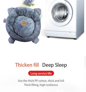 Lamb Wholesale Plush Cat Bed Removable &amp; Washable Small Pet <strong>Kennel</strong>, Soft Plush <strong>Dog</strong> Mat for Cats, <strong>Dogs</strong>, Indoor Pets - Product Image 4