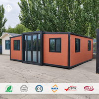 Maison conteneur extensible ZhuDuo : Personnalisation clé en main OEM/ODM, configurations flexibles 1 à 3 chambres, kits de toiture prêts pour l'énergie solaire, design moderne