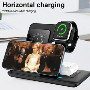 Vente chaude <span class=keywords><strong>Chargeur</strong></span> Sans Fil Multifonctionnel 15W 3 en 1 Pliable Charge Rapide pour Écouteurs De Bureau Téléphone <span class=keywords><strong>Montre</strong></span>-<span class=keywords><strong>Bracelet</strong></span> De Charge - Product Image 6