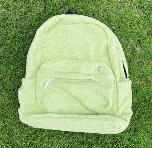 Hot Sale Personalized Embroidered Sherpa Soft Teddy Plush <b>Backpack</b> Soft Plush Fluffy Kids School <b>Backpack</b> - Product Image 4