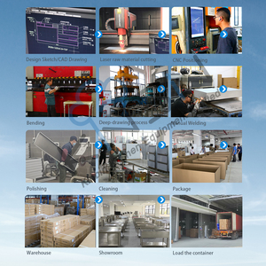 Hotel Kitchen Restaurant <b>Stainless</b> <b>Steel</b> Board Style Wall Mounted <b>Shelf</b> Power Coating - Product Image 6