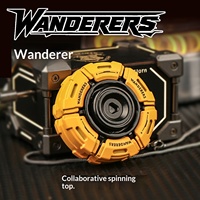 Gyroscope de doigt Wanderer, Spinner rotatif en alliage, Logo personnalisable, Gadget anti-stress, Jouet de décompression DIY