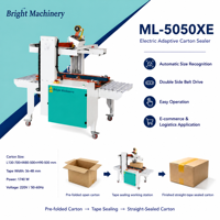 Scelleuse automatique de cartons / Machine à sceller les cartons / Machine à banderoler les boîtes / Scelleuse haut-bas