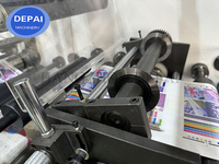 Machine d'impression flexographique UV IR à double servo horizontal 350-450 pour étiquettes autocollantes IML, avec contrôle de servomoteur pour bobines étroites
